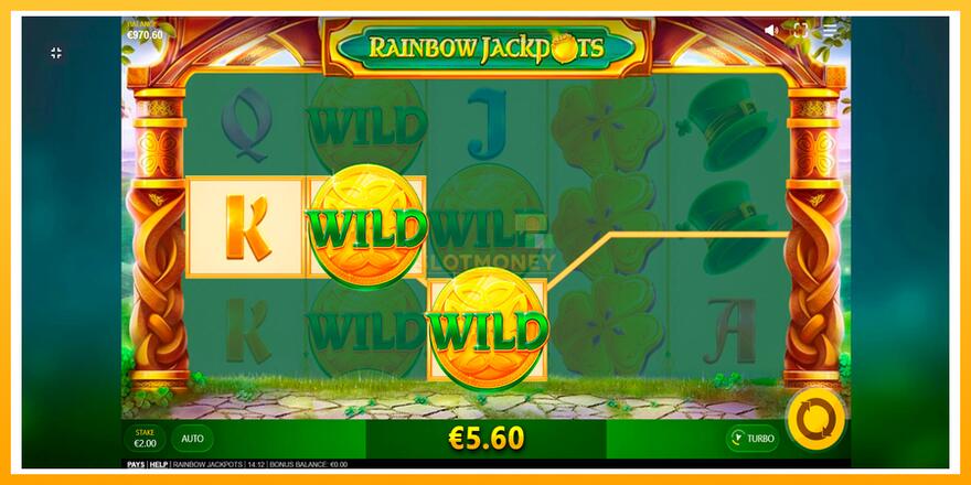 Máquina de jogos Rainbow Jackpots - chance de ganhar dinheiro, foto 6