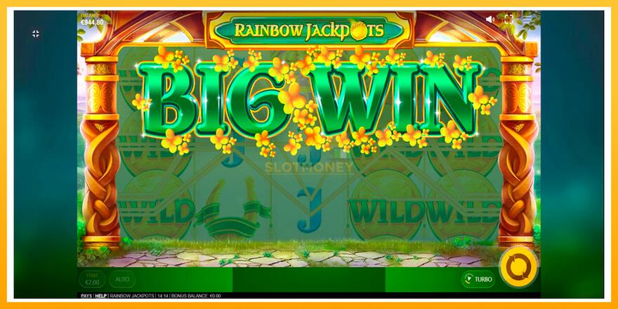 Máquina de jogos Rainbow Jackpots - chance de ganhar dinheiro, foto 9