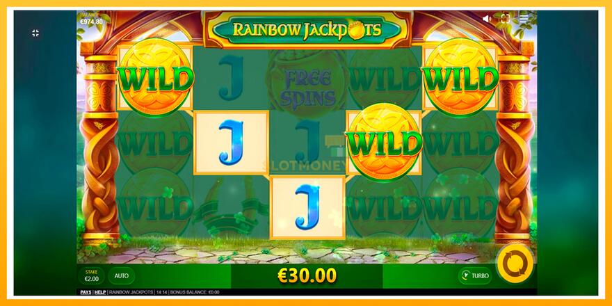 Máquina de jogos Rainbow Jackpots - chance de ganhar dinheiro, foto 10