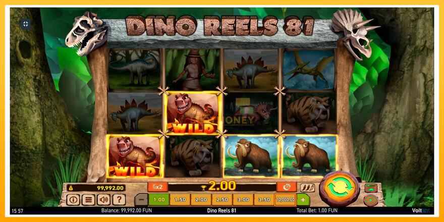 Máquina de jogos Dino Reels 81 - chance de ganhar dinheiro, foto 3