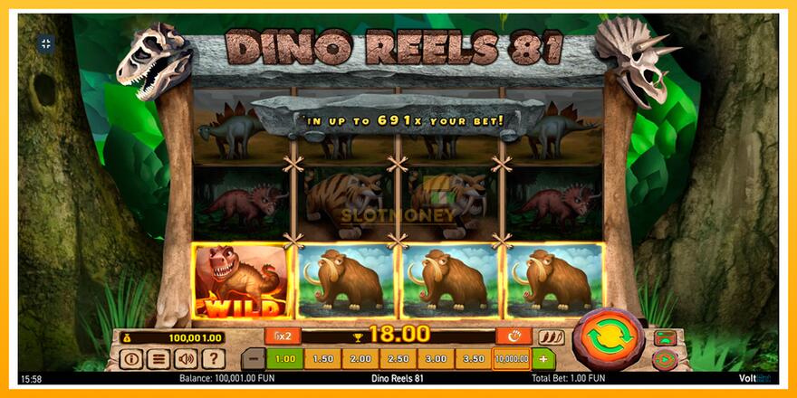 Máquina de jogos Dino Reels 81 - chance de ganhar dinheiro, foto 6