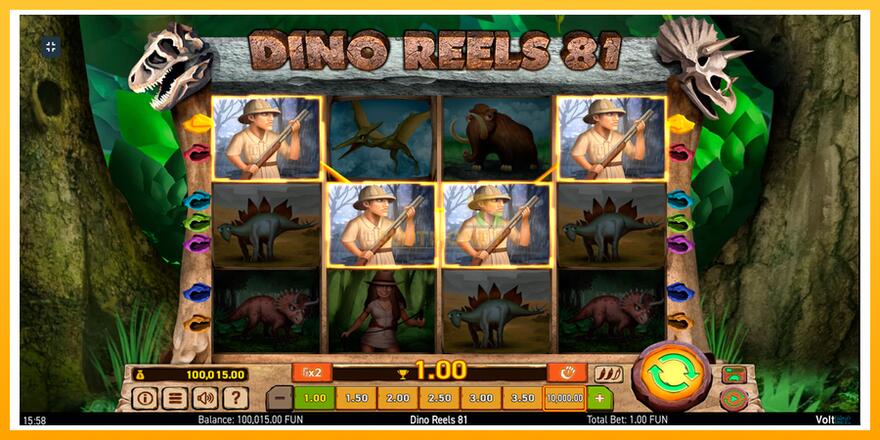 Máquina de jogos Dino Reels 81 - chance de ganhar dinheiro, foto 7