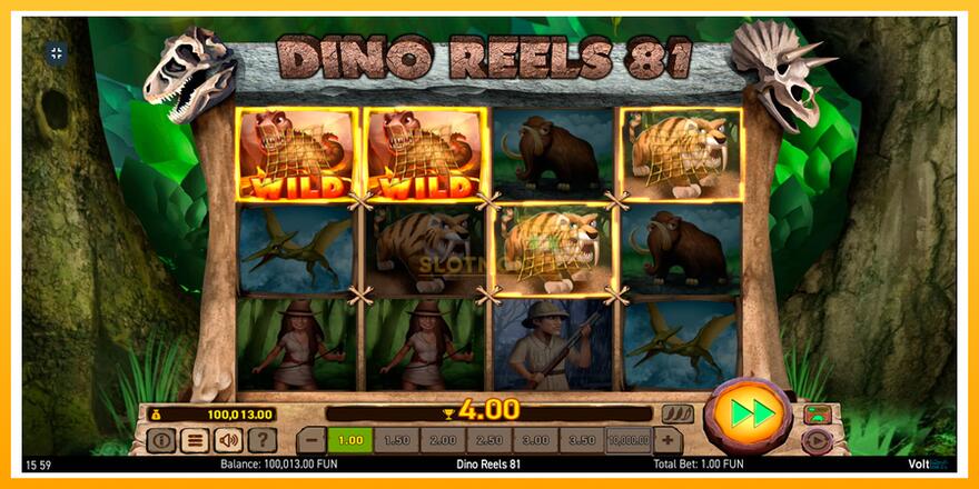 Máquina de jogos Dino Reels 81 - chance de ganhar dinheiro, foto 8