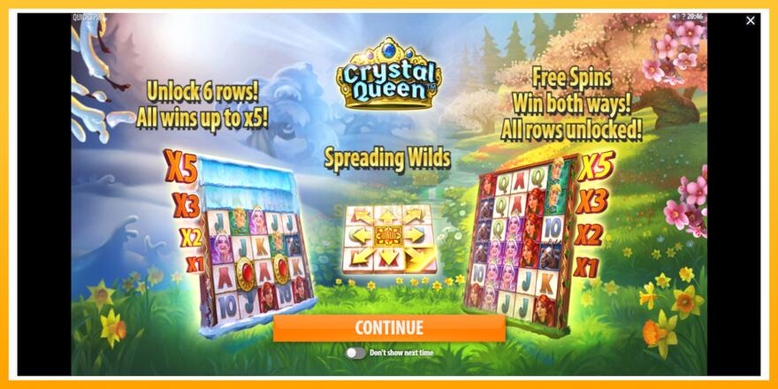 Máquina de jogos Crystal Queen - chance de ganhar dinheiro, foto 1