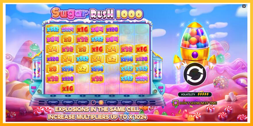 Máquina de jogos Sugar Rush 1000 - chance de ganhar dinheiro, foto 1