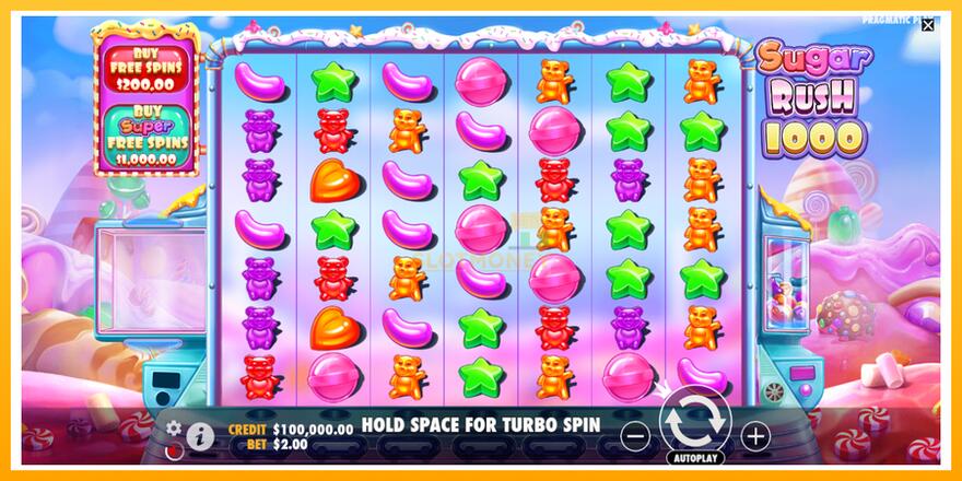 Máquina de jogos Sugar Rush 1000 - chance de ganhar dinheiro, foto 2